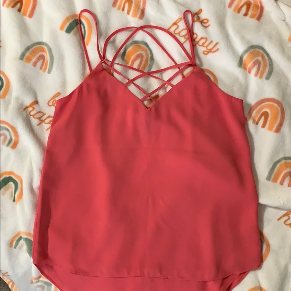 Express Chiffon Strappy Tank